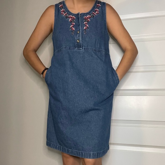 Vintage Jean Dress - Picture 2 of 4